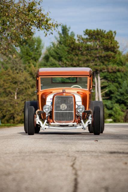 1929 Ford Model A Coupe Chopped And Channeled Hot Rod Show Car Blown