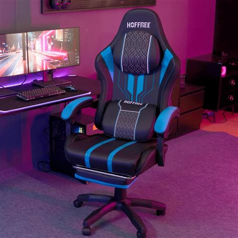 Gaming Chair With Bluetooth Speakers Big And Tall Video Game Chair With Massage And Footerst For