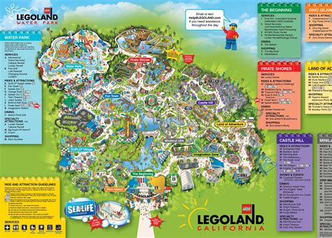 Legoland California Resort Theme Park Map Maps Of California - Legoland ...