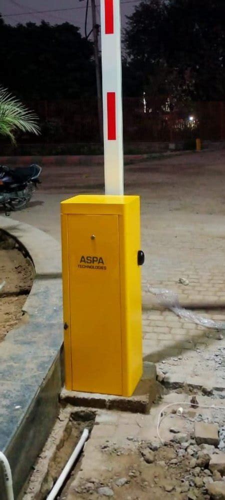 Yellow Aspa Boom Barrier For Parking Stainless Steel At Rs