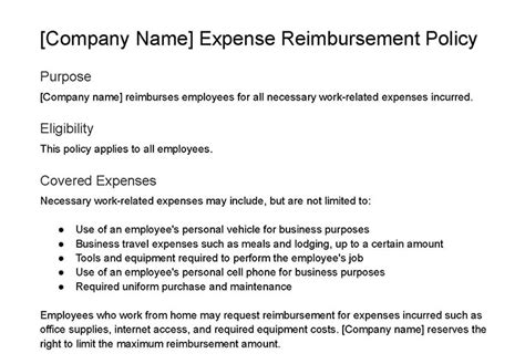 Free Employee Expense Report Template (+ Policy)