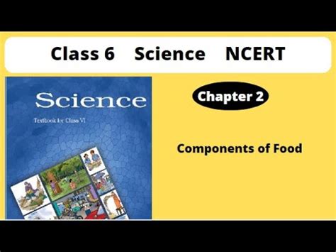 Science Ncert Class Chapter Components Of Food Class Science