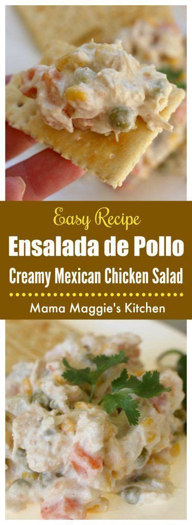 Ensalada De Pollo Is A Mexican Recipe Thats A Party Favorite A