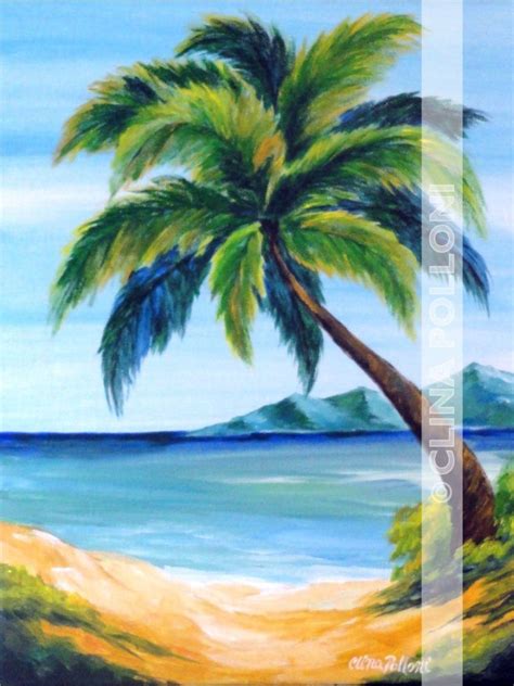 How To Paint Palm Trees In Acrylics Artofit