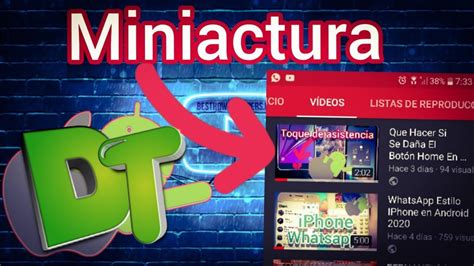 Como Hacer Miniaturas Para Youtube Desde Android Youtube