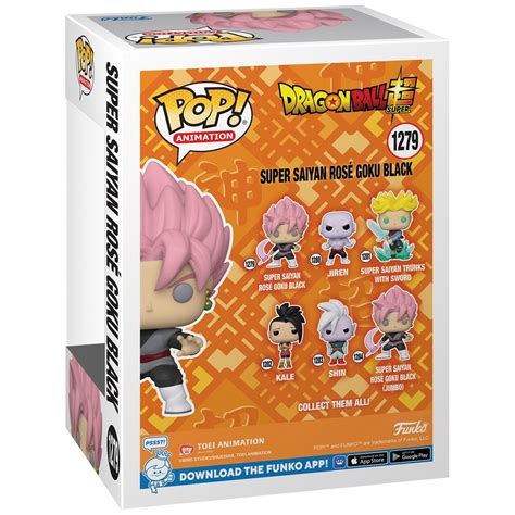 Funko Pop Figur 1279 Dragon Ball Super Saiyan Rosé Goku Black Glow In