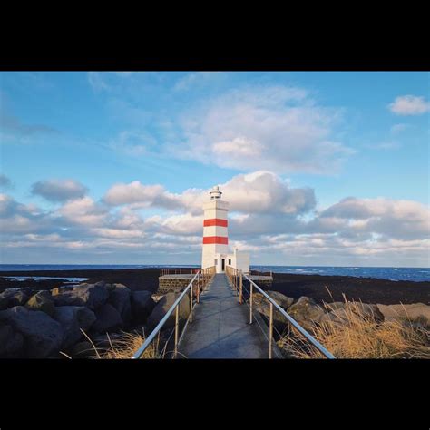 Lighthouse in Iceland 16975684 Stock Photo at Vecteezy