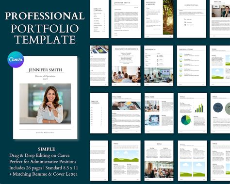 Professional Portfolio Template Professional Resume Professional