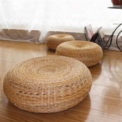 Water Hyacinth Ottoman Cushion