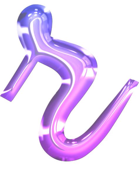 Glossy Gradient Alphabet 29441714 Png