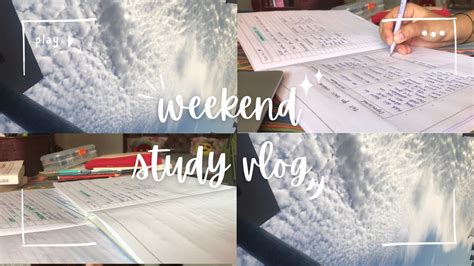 Weekend Study Vlog Productive Sunday Youtube