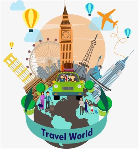 Global Travel Png And Vector Traveler Vector Stock Illustration