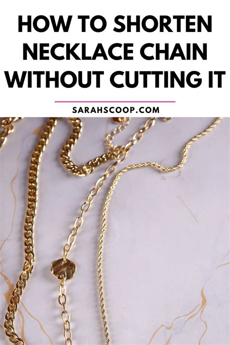 How To Shorten Necklace Chain Without Cutting It 25 Top Tips