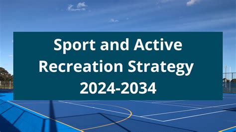 Draft Sport And Active Recreation Strategy 2024 2034 Yarriambiack