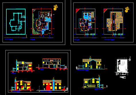 Housing Levels Dwg Section For Autocad Designs Cad