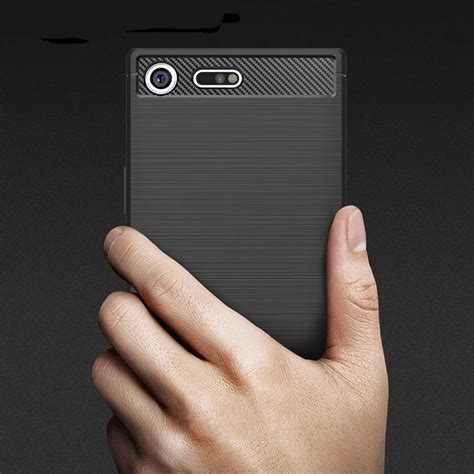 Phone Cases For Sony Xperia Xz Premium Case Luxury Carbon Fiber Anti