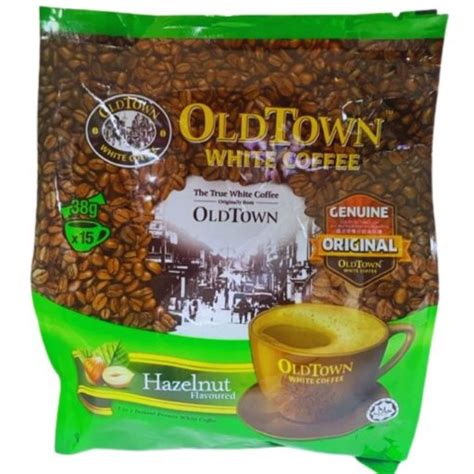 Old Town Hazelnut Flavoured White Coffee 3in1 Golden Mandalay