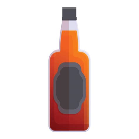 Bourbon Drink Bottle Icon Cartoon Style Vector Art At Vecteezy