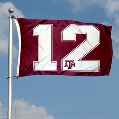 Texas A&M Aggies 12th Man Flag | 12th man flag, Texas a&m, Aggies