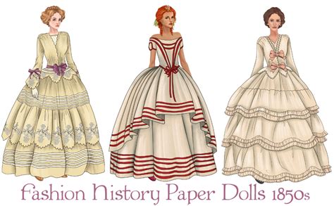 Amazon Dollys And Friends Originals Fashion History Paper Dolls