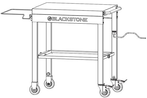 Blackstone 2171 V01 Serve And Store Prep Cart Owner S Manual