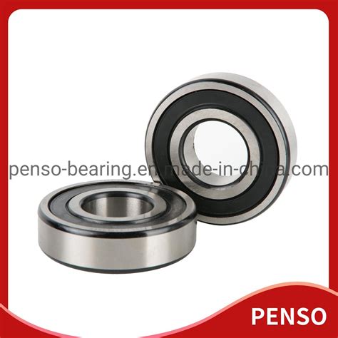 Chrome Steel Deep Groove Ball Bearing 6202 2RS Size 15X35X11mm For Fan