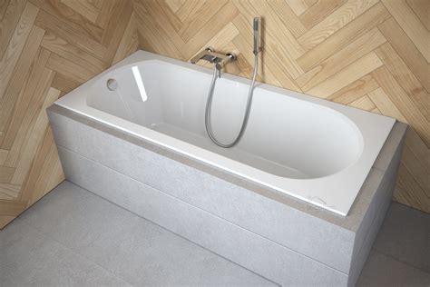 Badewanne Wanne Rechteck Intrica 150 X 75 Cm ECOLAM DE