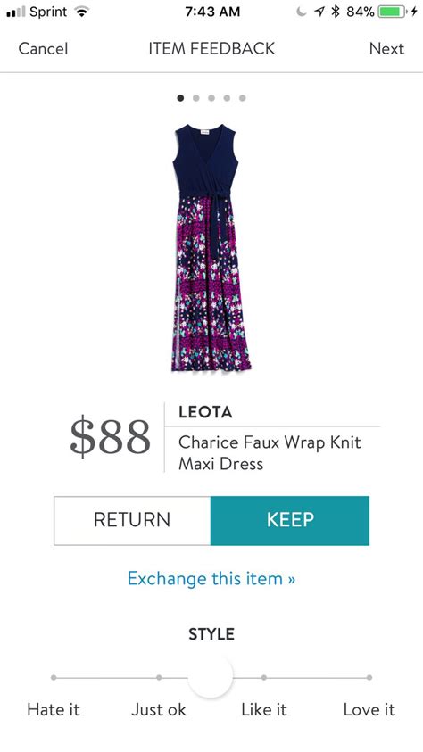 Leota Charice Faux Wrap Knit Maxi Dress Stitch Fix Stylist Stitch