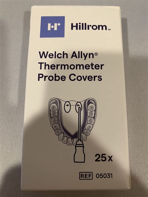 Hillrom Welch Allyn 25 Thermometer Probe Covers 05031 901010 Thermometry Cover Ebay