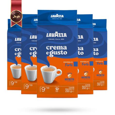 پودر قهوه لاوازا Lavazza مدل کرما اِ گاستو موکاپات فورته Crema E Gusto