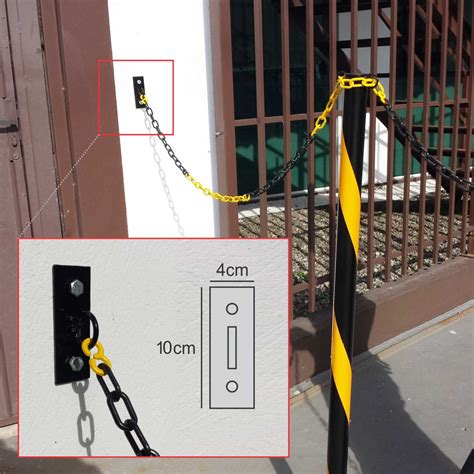 Gancho Para Correntes Demarcador De Estacionamento Par Towbar