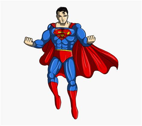 Superhero Superman Hero Male Strength Brave Draw Superman For