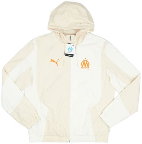 2023 24 Olympique Marseille Puma Pre Match Woven Jacket