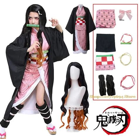 Nezuko Demon Slayer Kamado Nezuko Cosplay Costume Anime Kimetsu No