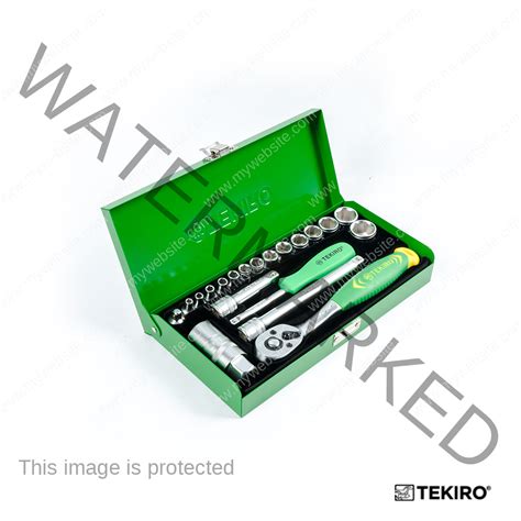 Socket Set 1 4 3 8 21 Pcs 6 PT Tekiro