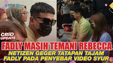 Fadly Faisal Dampingi Rebecca Klopper Sidang Video Syur Tatapan Tajam