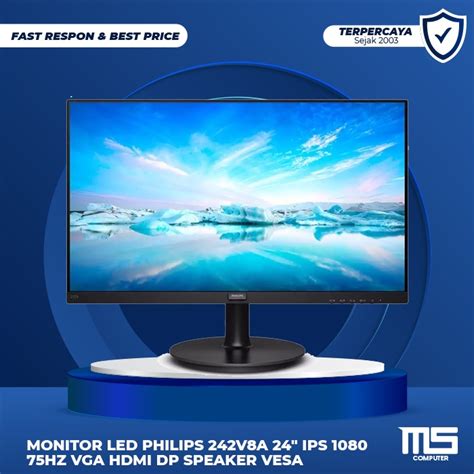 Jual Monitor Led Philips V A Ips Hz Vga Hdmi Dp Speaker