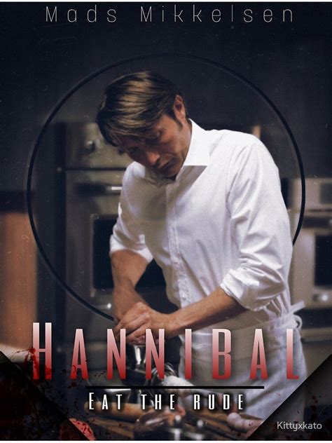 Eat The Rude Hannibal Premium Matte Vertikal Poster Verkauft Von