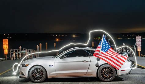 American Flag Bearing Ford Mustang Looks Vastly Different In The Right