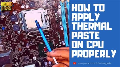 How To Apply Thermal Paste Compound On Cpu Properly Thermal Paste