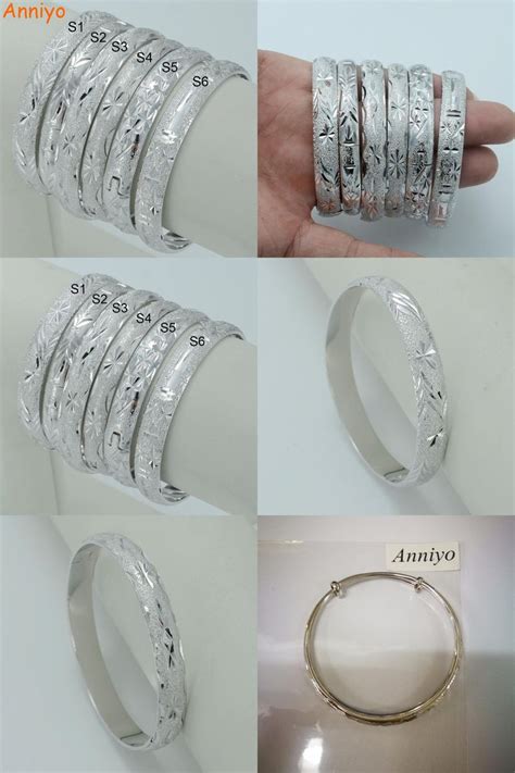 Visit To Buy Anniyo One Piece Can Open Bangle For Women Silver