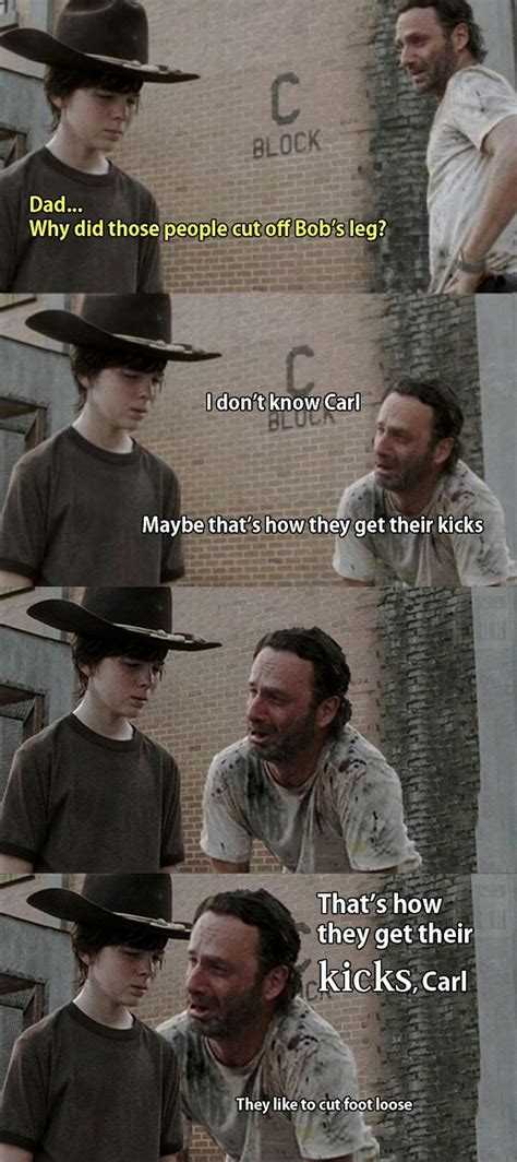 The Walking Dead Rick Funny - Funny PNG