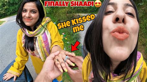 She Kissed Me💋 In Public ️ Finally Insha Shaadi Ke Liye Maan Gyi💍