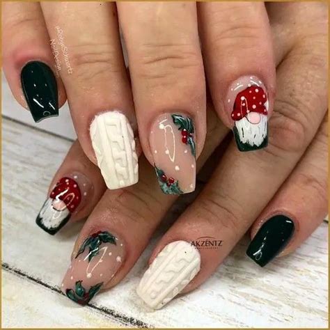 Pin By Ana Hazael On NAILS WITH STYLES Xmas Nails Christmas Gel