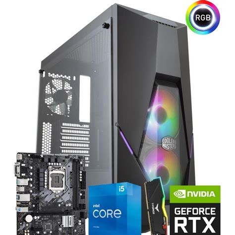 INTEL CORE I5 11400F RTX 3060 Ti 8GB 16GB RAM Gaming Build