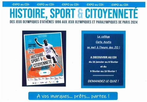 R Sultats Du Quizz Histoire Sport Et Citoyennet Ensemble Scolaire