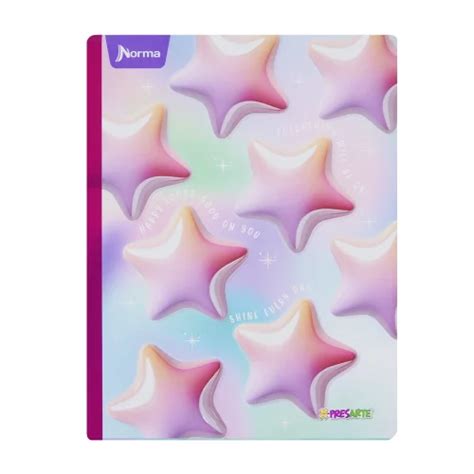 Cuaderno Cosido Hojas L Nea Corriente X Presarte Estrellas