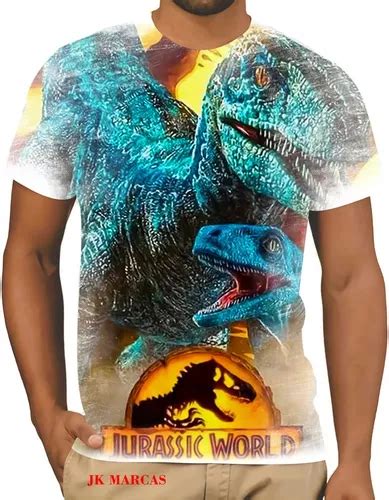 Camiseta Camisa Jurassic Park Desenho Infantil Meninio 03 Parcelamento Sem Juros