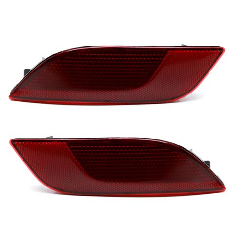 Oe Spec Red Lens Rear Bumper Reflector Lenses Compatible With Jeep 201