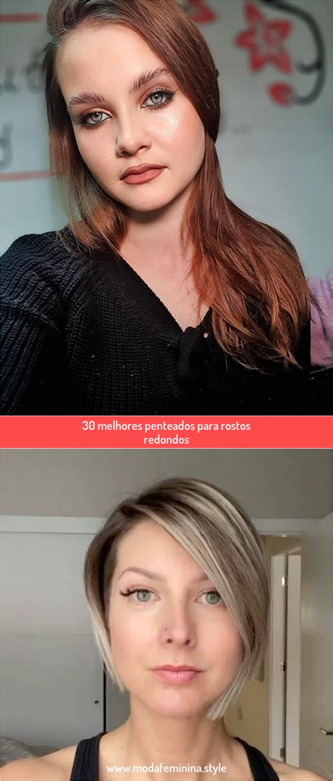 Melhores Penteados Rosto Redondo Testando Produtos Cosmeticos